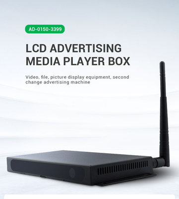 LCD, der Kasten-Metallmaterielles Androids 7,1 HD Media Player Operations-System annonciert